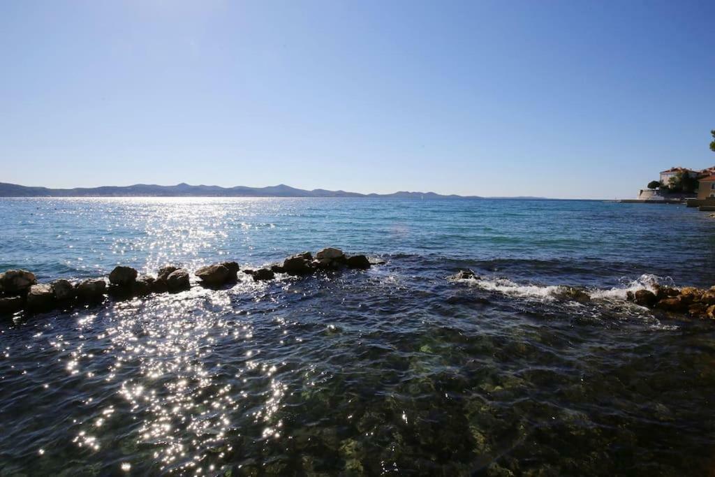 Seafront Beach Apartment - Directly At The Beach Zadar Zewnętrze zdjęcie